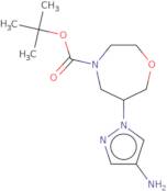 tert-Butyl 6-(4-amino-1H-pyrazol-1-yl)-1,4-oxazepane-4-carboxylate