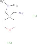 {4-[(Dimethylamino)methyl]oxan-4-yl}methanamine dihydrochloride