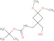 tert-Butyl N-{[1-(hydroxymethyl)-3,3-dimethoxycyclobutyl]methyl}carbamate