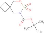 tert-Butyl 7,7-dioxo-6-oxa-7Î»6-thia-8-azaspiro[3.5]nonane-8-carboxylate