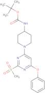 tert-Butyl N-[1-(2-methanesulfonyl-6-phenoxypyrimidin-4-yl)piperidin-4-yl]carbamate