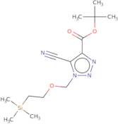 tert-Butyl 5-cyano-1-((2-(trimethylsilyl)ethoxy)methyl)-1H-1,2,3-triazole-4-carboxylate