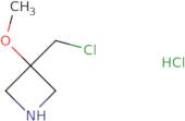 3-(Chloromethyl)-3-methoxyazetidine hydrochloride