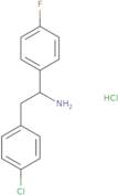 2-(4-Chlorophenyl)-1-(4-fluorophenyl)ethan-1-amine hydrochloride