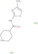 N-(4-Methyl-1,3-thiazol-2-yl)piperidine-4-carboxamide dihydrochloride