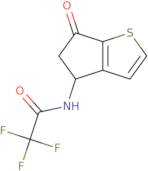 2,2,2-Trifluoro-N-[(4S)-6-Oxo-4,5-Dihydrocyclopenta[b]Thiophen-4-Yl]Acetamide