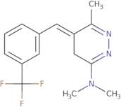 (5E)-N,N,6-Trimethyl-5-[[3-(trifluoromethyl)phenyl]methylidene]-4H-pyridazin-3-amine