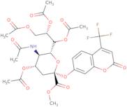 4-Trifluoromethylumbelliferyl Tetra-O-acetylated α-D-N-Acetylneuraminate Methyl Ester