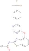 N-[4-[[6-[4-(Trifluoromethyl)phenyl]-4-pyrimidinyl]oxy]-2-benzothiazolyl]acetamide