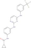 N-{3-[(4-{[3-(Trifluoromethyl)phenyl]amino}-2-pyrimidinyl)amino]phenyl}cyclopropanecarboxamide