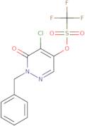 1,1,1-Trifluoro-Methanesulfonic Acid 5-Chloro-1,6-Dihydro-6-Oxo-1-(Phenylmethyl)-4-Pyridazinylester