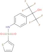 N-[4-[2,2,2-Trifluoro-1-hydroxy-1-(trifluoromethyl)ethyl]phenyl]-2-thiophenesulfonamide