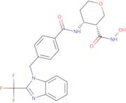 (3R,4R)-Tetrahydro-N-hydroxy-4-[[4-[[2-(trifluoromethyl)-1H-benzimidazol-1-yl]methyl]benzoyl]ami...