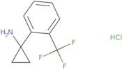 1-[2-(trifluoromethyl)phenyl]cyclopropan-1-amine;hydrochlori
