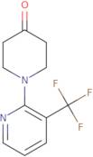 1-[3-(trifluoromethyl)pyridin-2-yl]piperidin-4-one