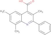 3,6,8-Trimethyl-2-phenylquinoline-4-carboxylic acid