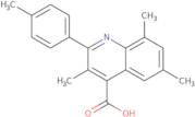 3,6,8-Trimethyl-2-(4-methylphenyl)quinoline-4-carboxylic acid