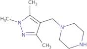 1-[(1,3,5-Trimethyl-1H-pyrazol-4-yl)methyl]piperazine