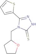 4-(Tetrahydrofuran-2-ylmethyl)-5-thien-2-yl-4H-1,2,4-triazole-3-thiol