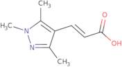 (2E)-3-(1,3,5-Trimethyl-1H-pyrazol-4-yl)acrylic acid