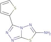 3-Thien-2-yl[1,2,4]triazolo[3,4-b][1,3,4]thiadiazol-6-amine