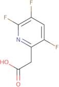 (3,5,6-Trifluoropyridin-2-yl)acetic acid