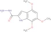 4,6,7-Trimethoxy-1H-indole-2-carbohydrazide