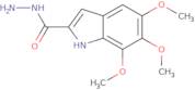 5,6,7-Trimethoxy-1H-indole-2-carbohydrazide