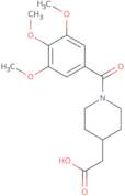 [1-(3,4,5-Trimethoxybenzoyl)piperidin-4-yl]acetic acid