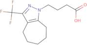 4-[3-(Trifluoromethyl)-5,6,7,8-tetrahydrocyclohepta[c]pyrazol-1(4H)-yl]butanoic acid