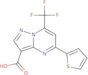 5-(2-Thienyl)-7-(trifluoromethyl)pyrazolo[1,5-a]pyrimidine-3-carboxylic acid