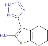 [3-(1H-Tetrazol-5-yl)-4,5,6,7-tetrahydro-1-benzothien-2-yl]amine