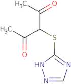 3-(4H-1,2,4-Triazol-3-ylthio)pentane-2,4-dione