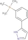 5-[3-(Trimethylsilyl)phenyl]-1H-pyrazole