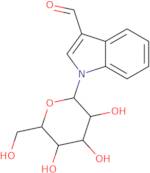 1-[(2R,3S,4S,5S)-3,4,5-Trihydroxy-6-(hydroxymethyl)tetrahydro-2H-pyran-2-yl]-1H-indole-3-carbaldeh…