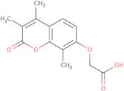 [(3,4,8-Trimethyl-2-oxo-2H-chromen-7-yl)oxy]acetic acid