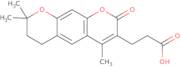 3-(4,8,8-Trimethyl-2-oxo-7,8-dihydro-2H,6H-pyrano[3,2-g]chromen-3-yl)propanoic acid