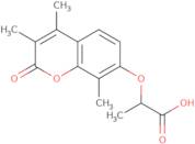 2-[(3,4,8-Trimethyl-2-oxo-2H-chromen-7-yl)oxy]propanoic acid