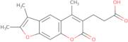 3-(2,3,5-Trimethyl-7-oxo-7H-furo[3,2-g]chromen-6-yl)propanoic acid