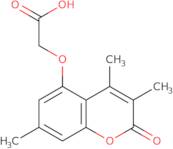 [(3,4,7-Trimethyl-2-oxo-2H-chromen-5-yl)oxy]acetic acid