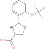 (4S)-2-[2-(Trifluoromethoxy)phenyl]-1,3-thiazolidine-4-carboxylic acid