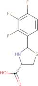 (4S)-2-(2,3,4-Trifluorophenyl)-1,3-thiazolidine-4-carboxylic acid