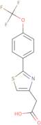 {2-[4-(Trifluoromethoxy)phenyl]-1,3-thiazol-4-yl}acetic acid