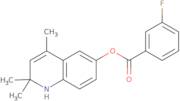 2,2,4-Trimethyl-1,2-dihydroquinolin-6-yl 3-fluorobenzoate