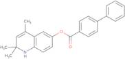 2,2,4-Trimethyl-1,2-dihydroquinolin-6-yl biphenyl-4-carboxylate