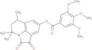 4,4,6-Trimethyl-1,2-dioxo-1,2,5,6-tetrahydro-4H-pyrrolo[3,2,1-ij]quinolin-8-yl 3,4,5-trimethoxyb...