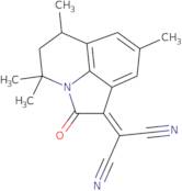 (4,4,6,8-Tetramethyl-2-oxo-5,6-dihydro-4H-pyrrolo[3,2,1-ij]quinolin-1(2H)-ylidene)malononitrile