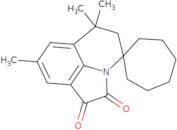 6',6',8'-Trimethyl-5',6'-dihydrospiro[cycloheptane-1,4'-pyrrolo[3,2,1-ij]quinoline]-1',2'-dione