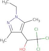 2,2,2-Trichloro-1-(1-ethyl-3,5-dimethyl-1H-pyrazol-4-yl)ethanol