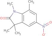 1,3,3,7-Tetramethyl-5-nitro-1,3-dihydro-2H-indol-2-one